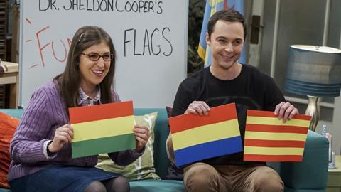 An image of Drs Sheldon Cooper and Amy Farrah Fowler from CBS comedy The Big Bang Theory