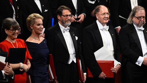 An image showing the 2018 Chemistry Nobel prize winners