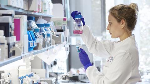 An image showing a CRUK researcher