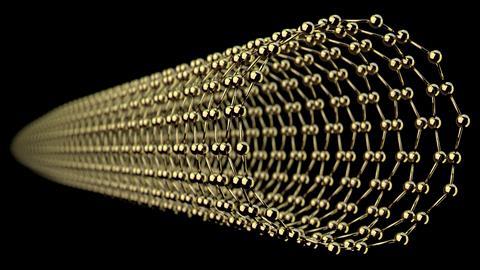An image showing a carbon nanotube