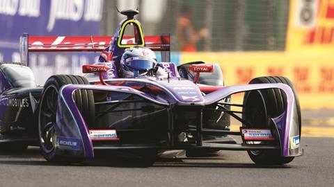 DS Virgin Formula E racing car