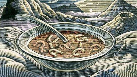 An illustration of primordial soup