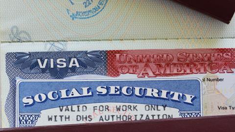 US Visa and social secruity card