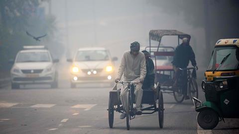An image showing pollution in Delhi