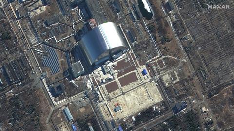 Chernobyl satellite image
