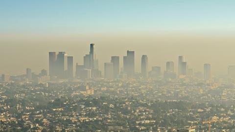 Smog over Los Angeles