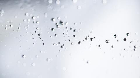 A picture of the liquid metal electrocatalyst