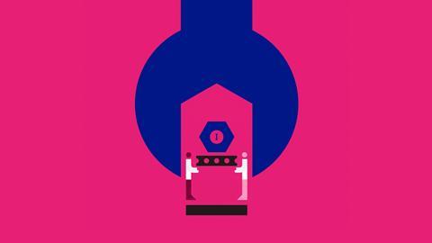 Geometric construction workers in spanner shape