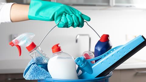 An image showing cleaning products