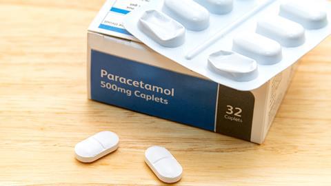 An image showing a box of paracetamol