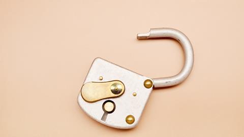 An image showing a lock