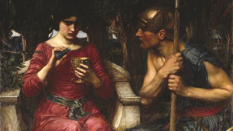 Jason and Medea painting by John William Waterhouse 