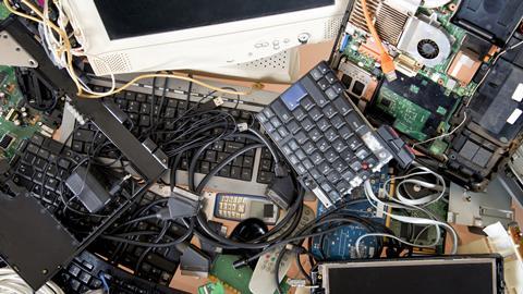 An image showing old electronics