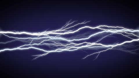 Horizontal field of lightning/electricity/energy.