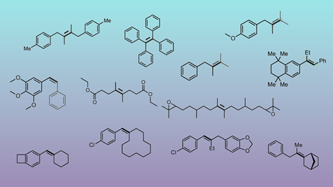 Various substituted alkenes
