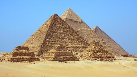 The Pyramids in Egypt 