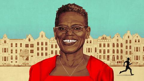 An illustrated portrait of Ijeoma Uchegbu