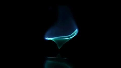 Index format jpeg showing blue whirl flame