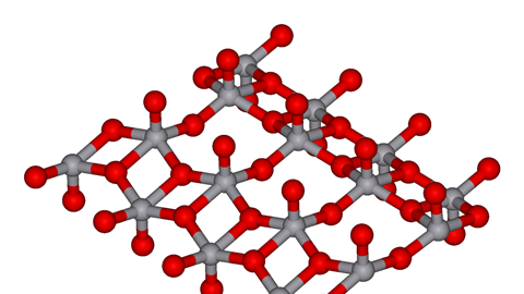 Vanadium pentoxide monolayer 3D molecules 