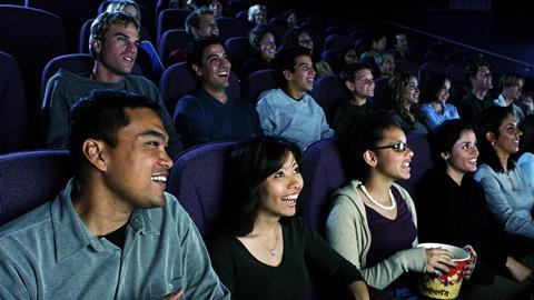 An image showing the audience in a movie theatre