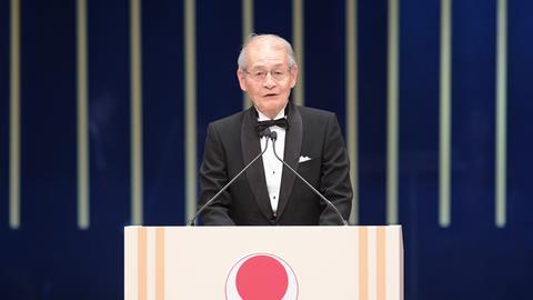 Akira Yoshino at the Japan Prize Foundation