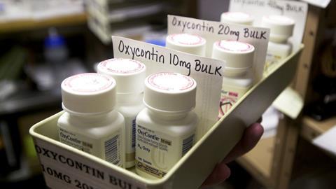 An image showing packs of oxycontin