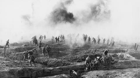 Trench warfare on the Western front