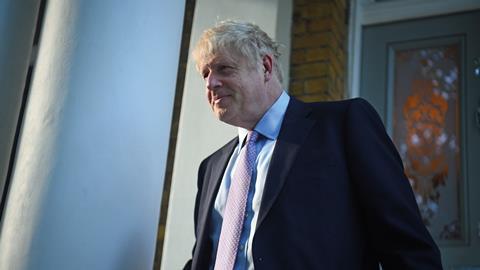 An image showing Boris Johnson