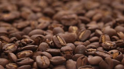 Making coffee background, closeup coffee bean isolated