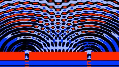 An illustration showing a double slit experiment