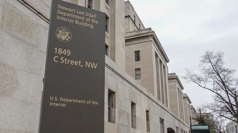 US Department of Interior headquarters, Washington DC, USA