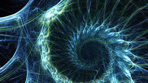 Abstract swirl electric pattern - Original