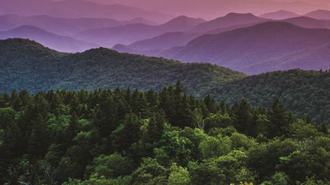 Appalachian mountains in North Carolina - hero
