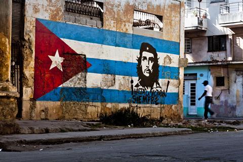 Wall painting in Cuba 