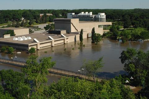University of Iowa flood