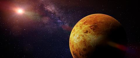 A illustration of the planet Venus