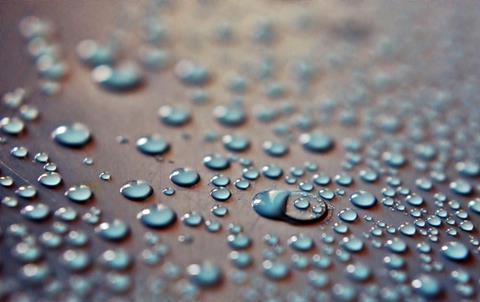 An image showing water droplets