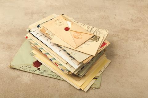 Wax sealed envelopes