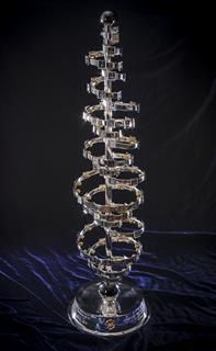 An image showing the 2019 St Catharine Silver Periodic Table sculpture