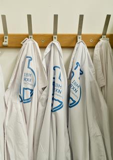 An image showing lab coats