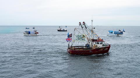 Fishermen protest 