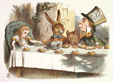 The mad hatter's tea party 