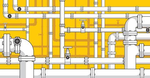 An illustration of some pipes