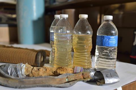 Flint water lab samples