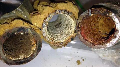 Flint corroded pipes