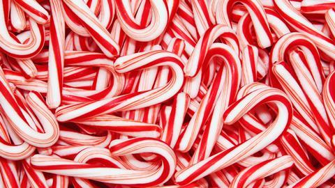 An image showing lots of candy canes