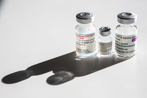An image showing vaccine vials