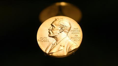 An image showing a Nobel prize medal