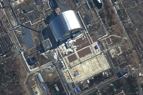 Chernobyl satellite image