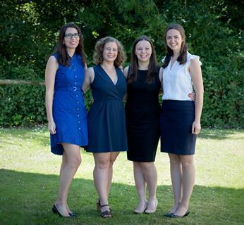 Four of CatSci's female employees